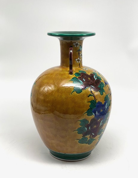 Antique vase "Birds of Paradise" by Kutani