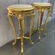 Antique paired pedestals