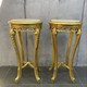 Antique paired pedestals