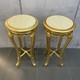 Antique paired pedestals