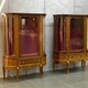 Antique paired display cases