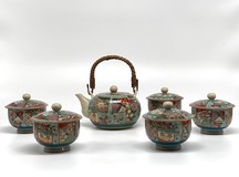 Antique tea set, Kutani