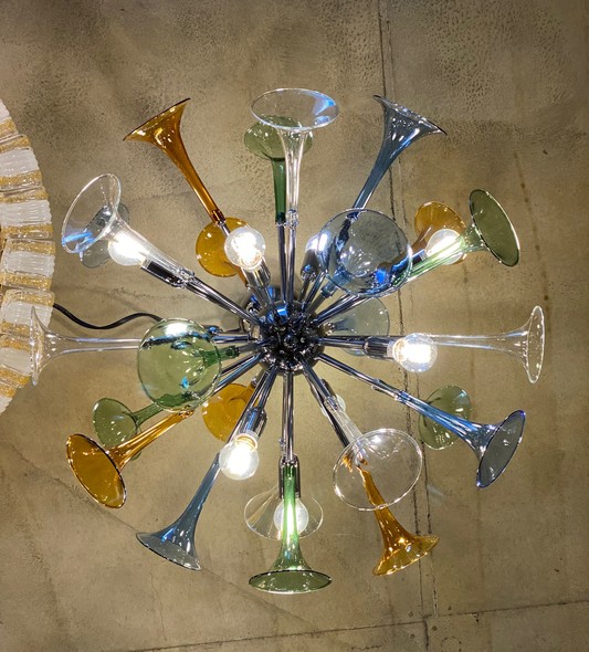 Vintage chandelier "Sputnik"