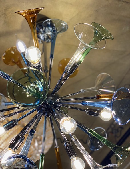 Vintage chandelier "Sputnik"