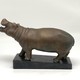 Vintage sculpture "Hippopotamus"