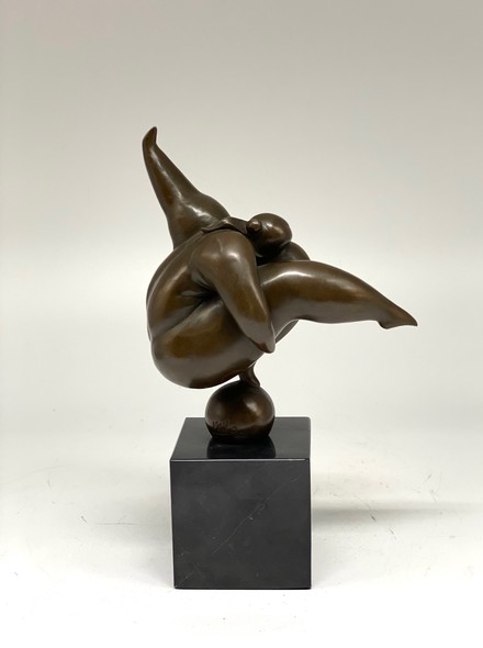 Vintage sculpture "Gymnast"