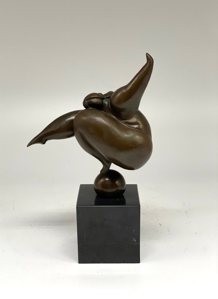 Vintage sculpture "Gymnast"