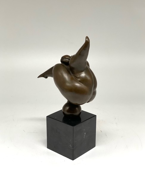 Vintage sculpture "Gymnast"