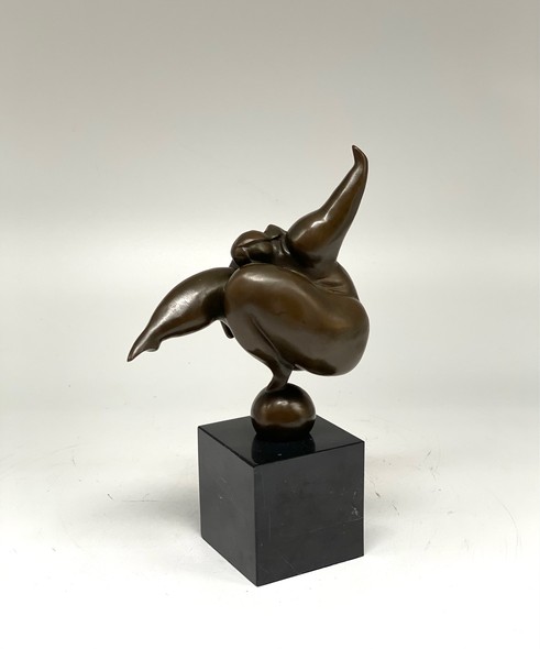 Vintage sculpture "Gymnast"