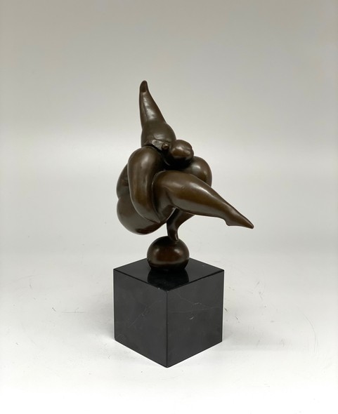 Vintage sculpture "Gymnast"