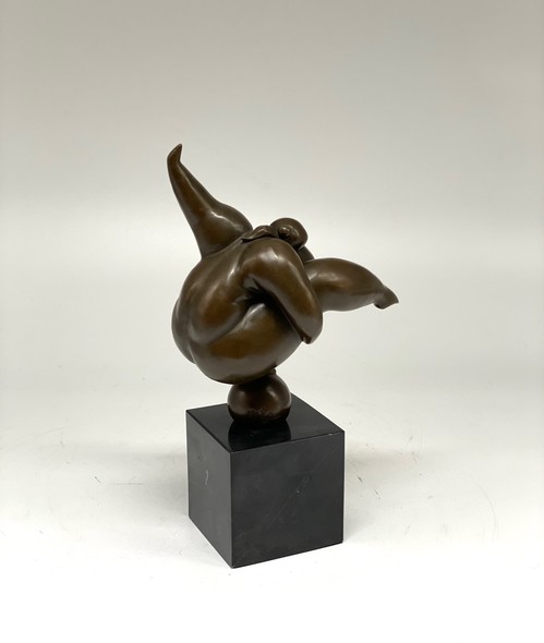 Vintage sculpture "Gymnast"