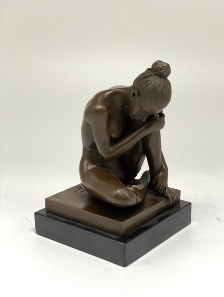 Vintage sculpture "Gymnast"