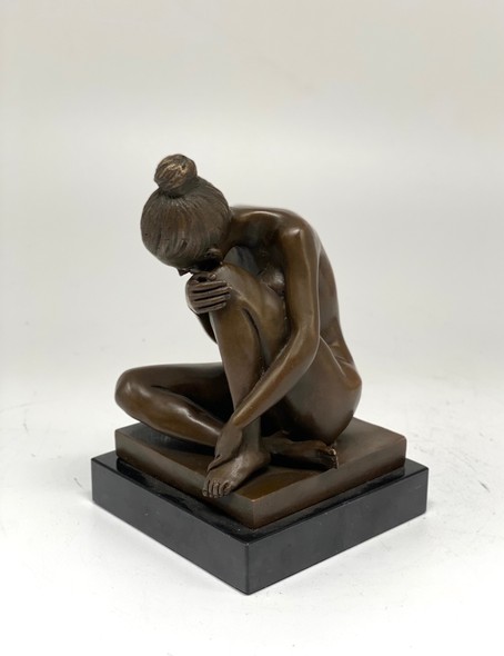 Vintage sculpture "Gymnast"