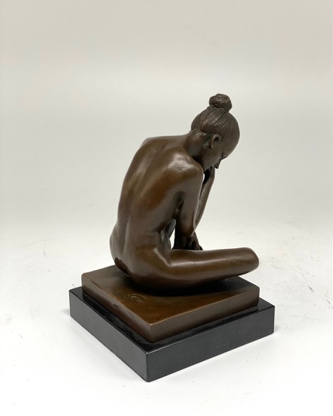 Vintage sculpture "Gymnast"