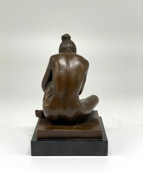 Vintage sculpture "Gymnast"