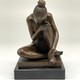 Vintage sculpture "Gymnast"