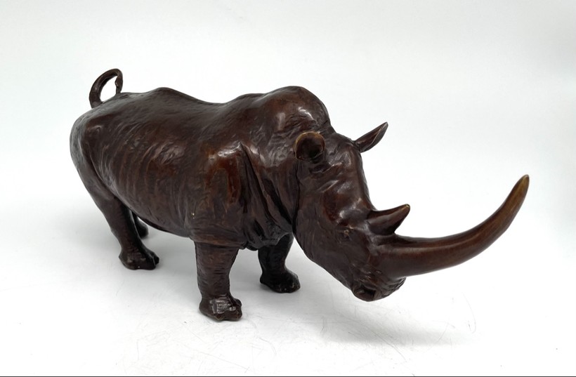 Vintage sculpture "Rhinoceros"