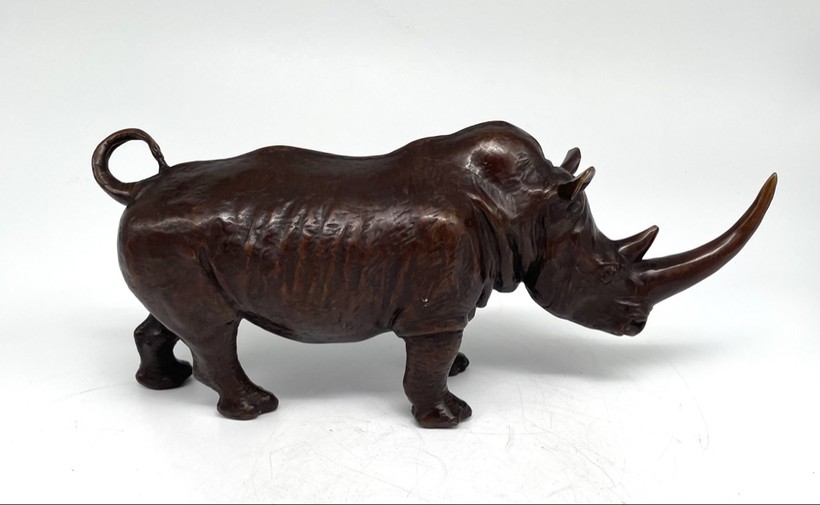 Vintage sculpture "Rhinoceros"