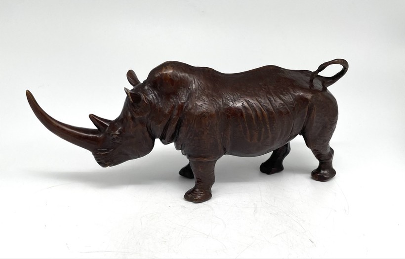 Vintage sculpture "Rhinoceros"