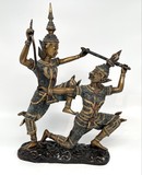 Vintage sculpture
"Confrontation of good and evil"