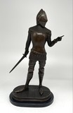 Vintage sculpture "Knight"