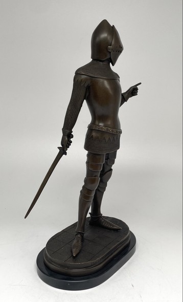 Vintage sculpture "Knight"