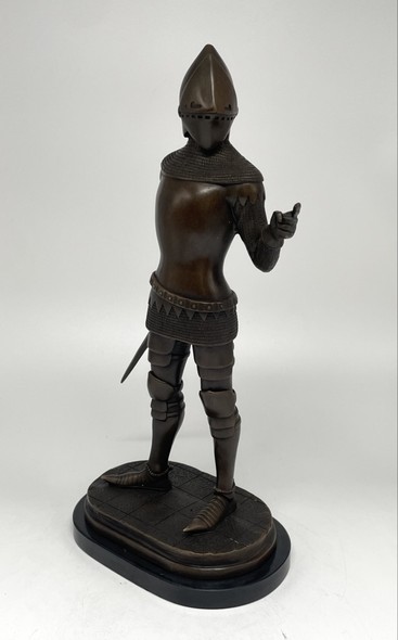 Vintage sculpture "Knight"