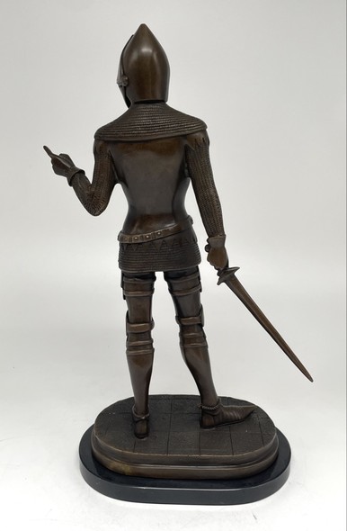 Vintage sculpture "Knight"