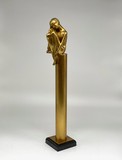 Vintage sculpture "Golden Girl"