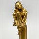 Vintage sculpture "Golden Girl"