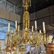 Большая антикварная люстра