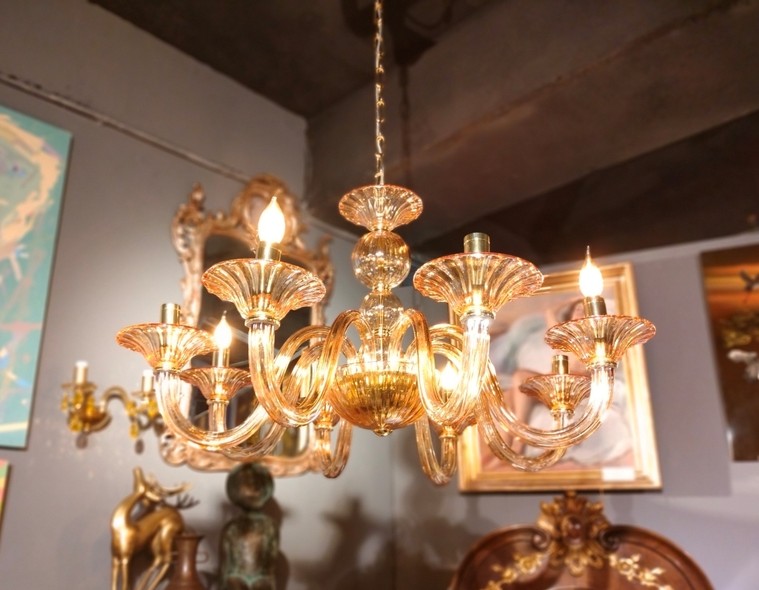 Vintage Murano glass chandelier