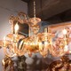 Vintage Murano glass chandelier