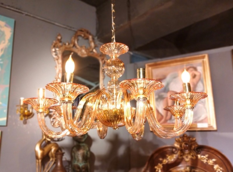 Vintage Murano glass chandelier