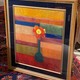 Antique painting "Poppy Flower"
