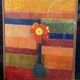 Antique painting "Poppy Flower"