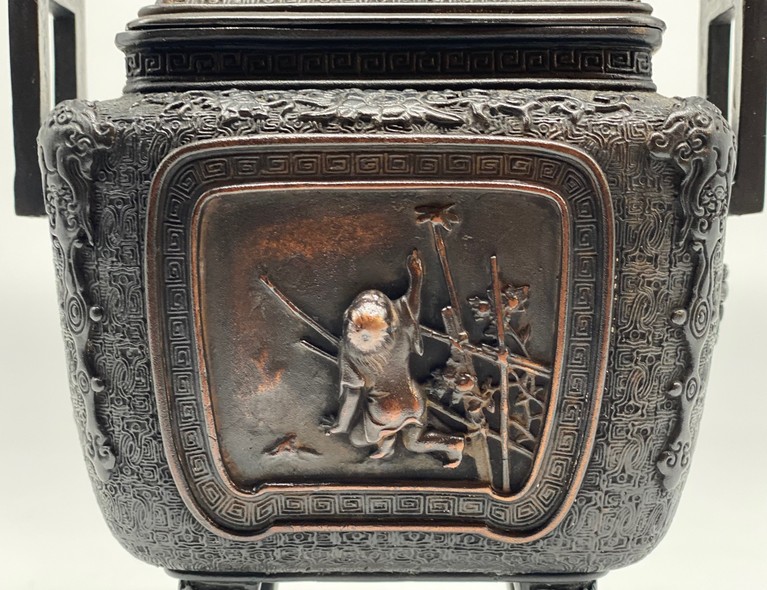 Antique censer "Heron"