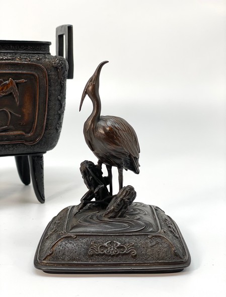 Antique censer "Heron"