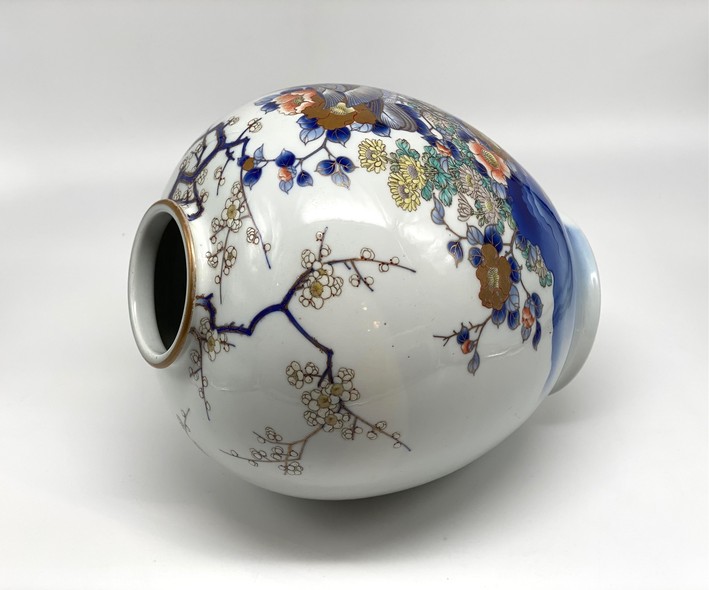A large antique Japanese vase
