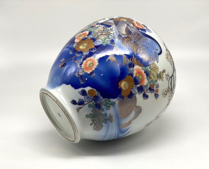 A large antique Japanese vase