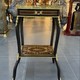 Antique two-tiered table