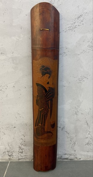 Bamboo panel "Geisha"