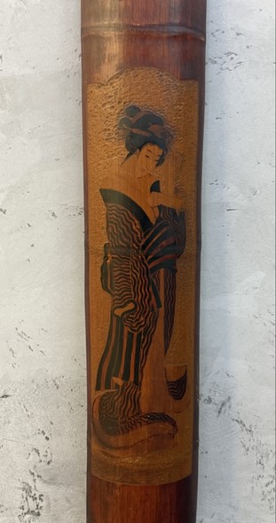 Bamboo panel "Geisha"