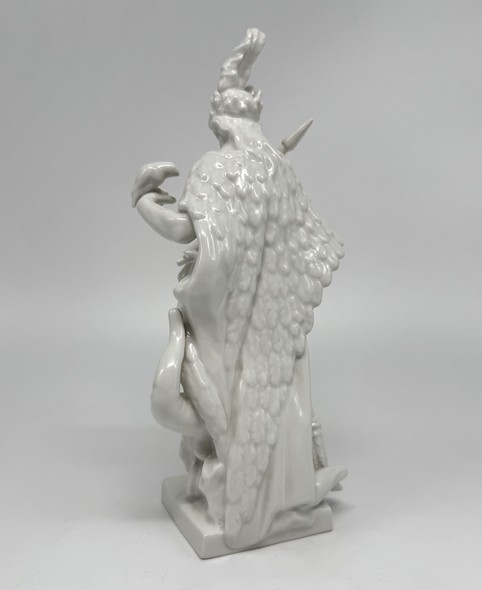 The statuette "Allegory of America. The Indian with the parrot"