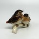 Vintage statuette "A pair of sparrows"