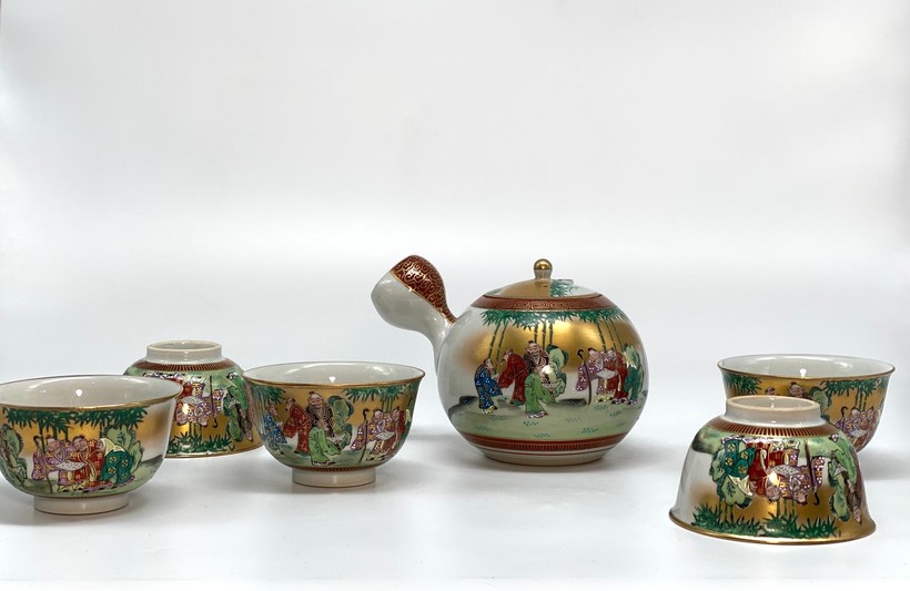 Vintage tea set "The Sages"