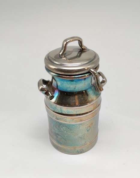 Antique mustard pot
with spoon