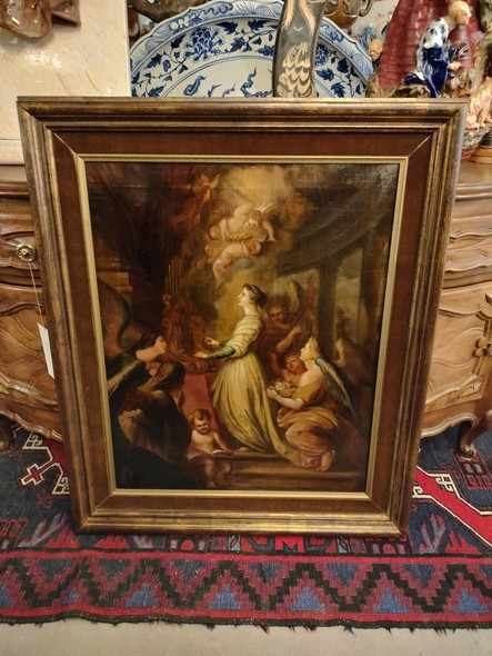 Antique painting
"Saint Cecilia"