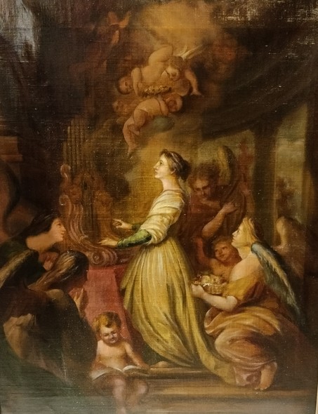 Antique painting
"Saint Cecilia"