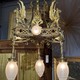 Antique chandelier "Gargoyle Lions"